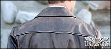 USW Indy-style Texas Steerhide Legend Jacket, USA Made