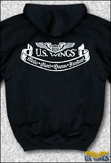 US Wings Banner Logo Hoodie