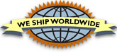 We Ship Worldwide