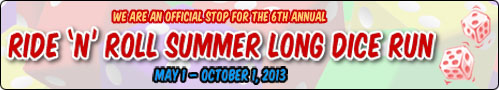 Ride N Roll Summer Long Dice Run