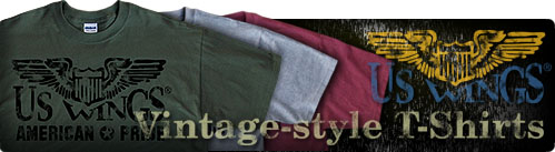 US Wings Vintage-style T-Shirts