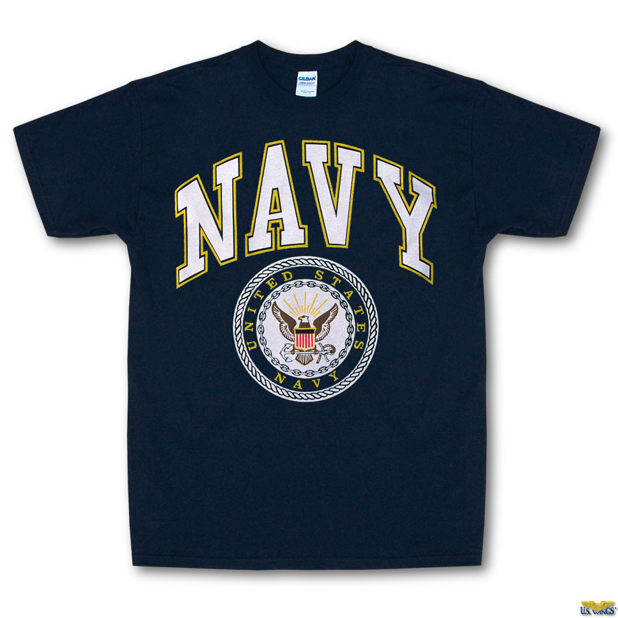 US Navy TShirt (Large Insignia) US Wings