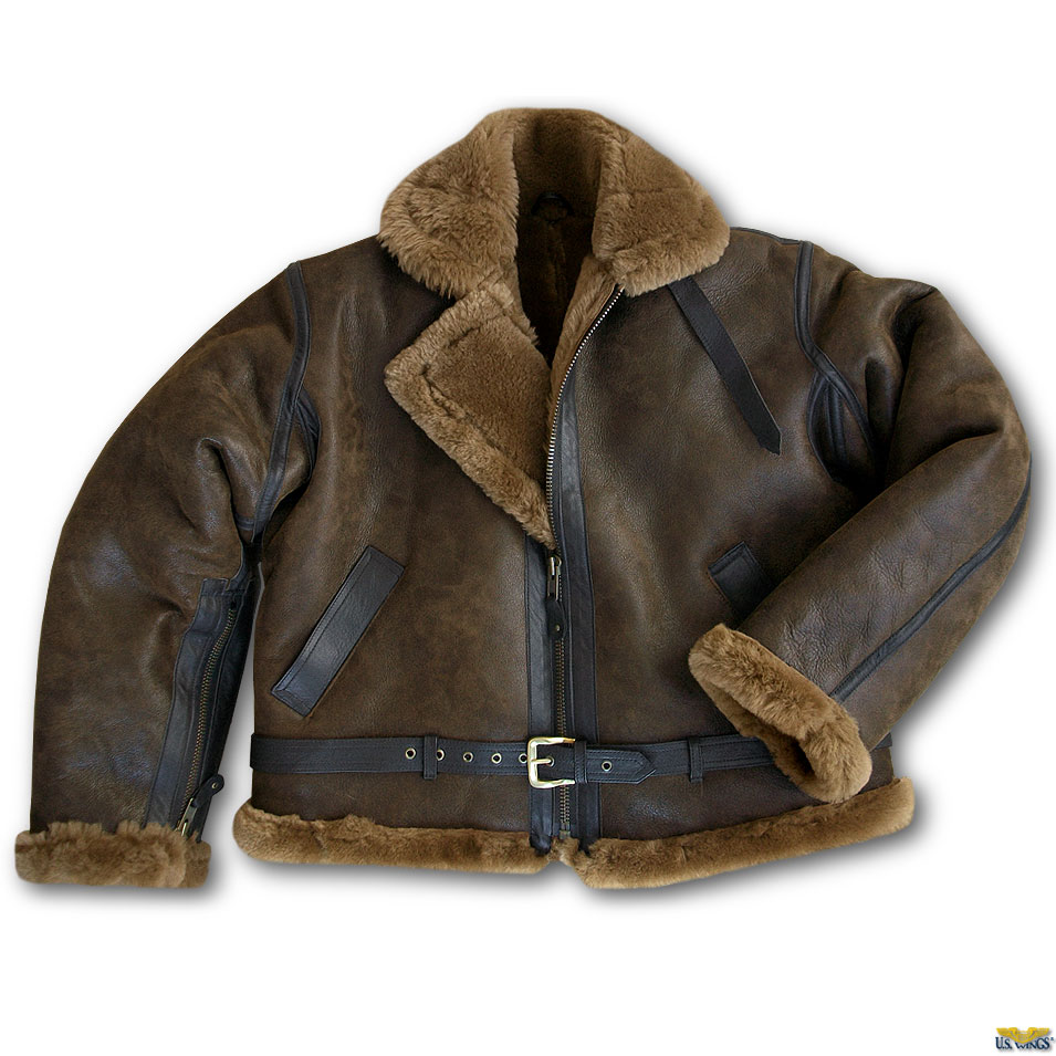 US Wings RAF Sheepskin Flying Jacket