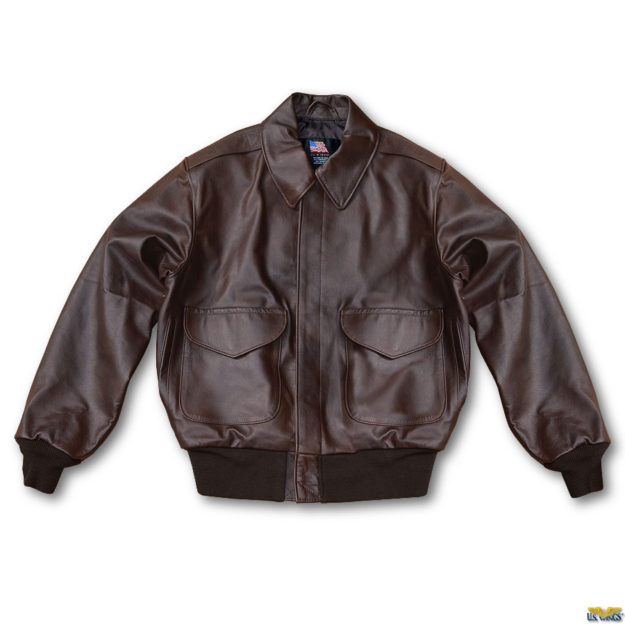 Kangaroo Leather Bomber Jacket