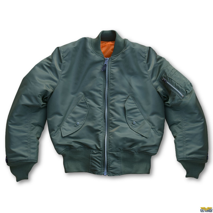 US Made USAF MA-1 Flight Jacket - US Wings