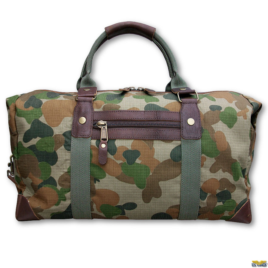 Australian Camo Safari Duffle Bag US Wings