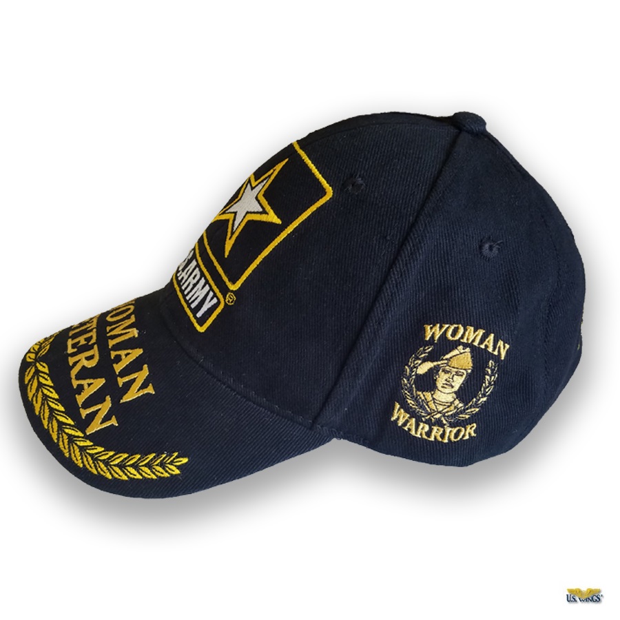 US Army Woman Veteran Cap US Wings