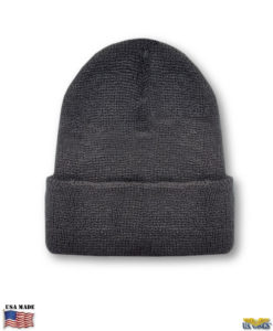 wool watch cap black us made