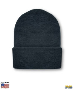 wool watch cap blue us made