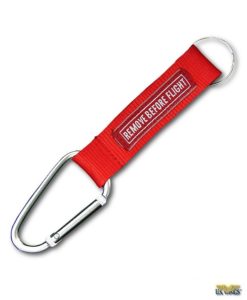 Remove Before Flight Key Ring Lanyard