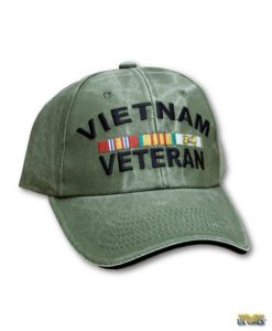 Vintage OD Vietnam Veteran Cap