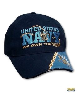 US Navy We Own The Seas Cap