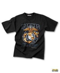 USMC Black T-Shirt