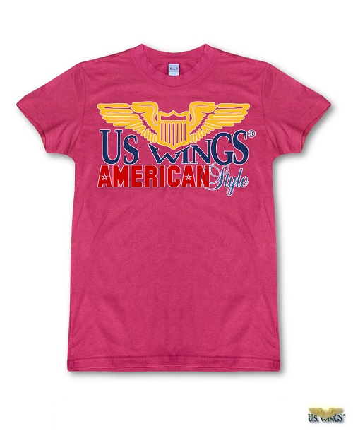US Wings American Style Outline Logo T-Shirt