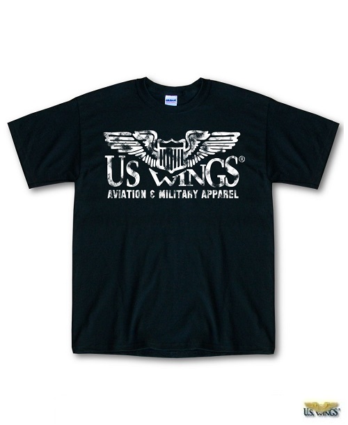 US Wings Vintage-style Aviation & Military Apparel T-Shirt