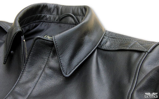 Signature Series Black Bomber Jacket Modern A-2 - Image 3
