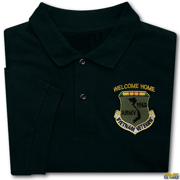 Vietnam Veteran Mens Regular-Fit Cotton Polo Shirt Short Sleeve 4th Bn 31st Infantry