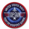 USN Top Gun Fighter Weapons School Patch (3)