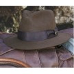 Chapeau Fedora Indiana Jones En 100% Castor - Taille 7-3/8, Marron, Fait Main - Neuf
