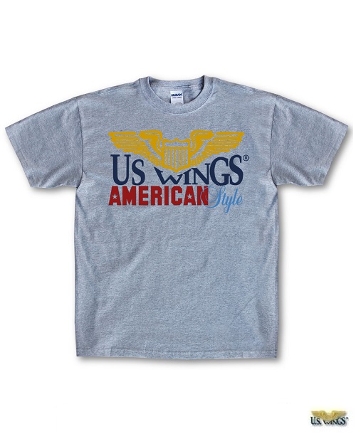 US Wings Kids American Style Silk screened Logo T-Shirt