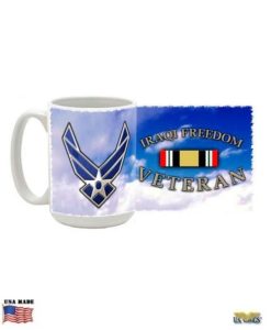 US Air Force Iraqi Freedom Veteran Mug