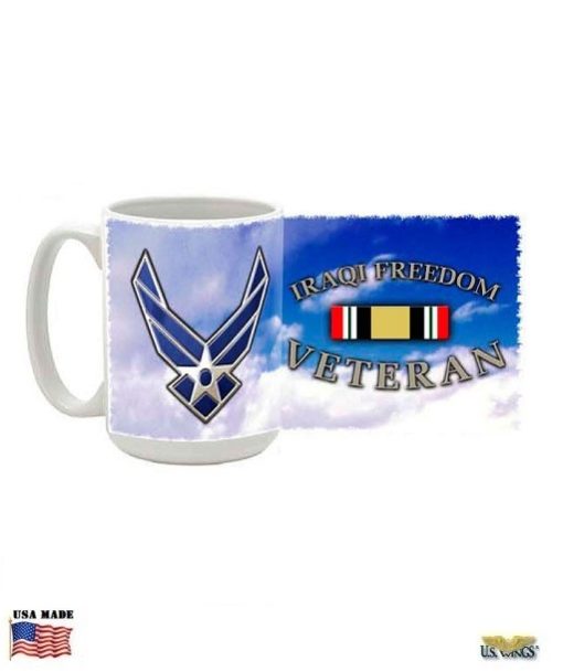 US Air Force Iraqi Freedom Veteran Mug