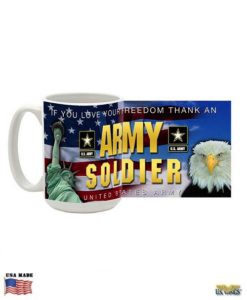 Thank an Army Soldier Mug