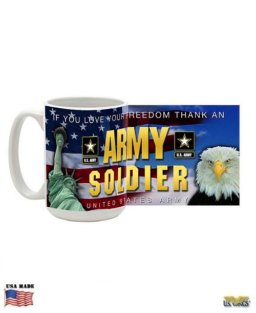 Thank an Army Soldier Mug