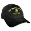 USMC Veteran Cap Black