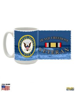 US Navy Iraqi Freedom Veteran Mug