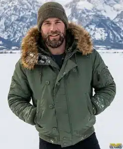 Alternative view of N-2B Cold Weather Jacket (Green)