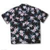 Black Star Orchid Aloha Shirt