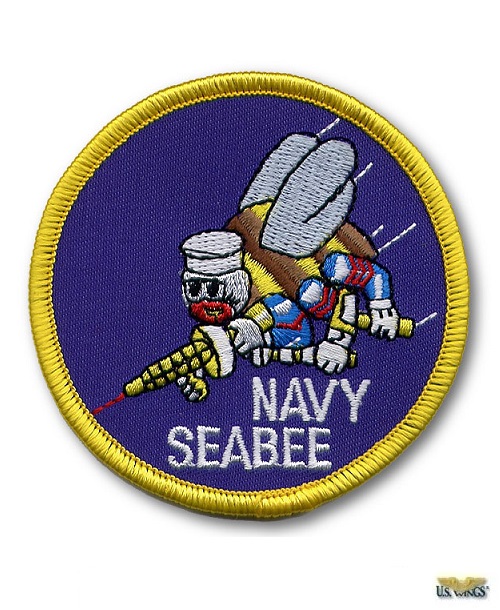 Navy Seabees 3/" Patch