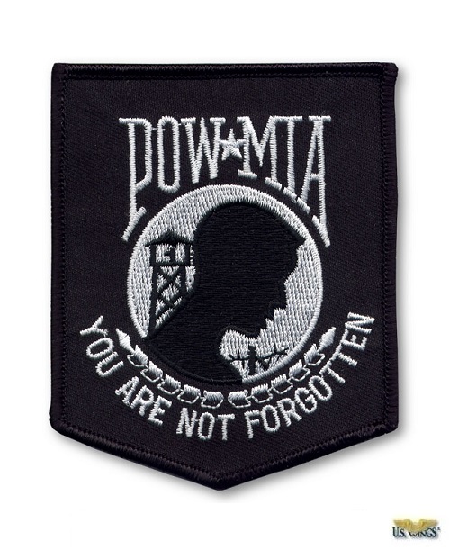 Aufnäher Patch Pow Mia Your are not forgotten  Biker Army