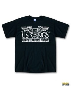 US Wings Vintage-style Remove Before Flight T-Shirt