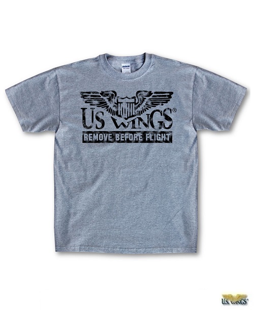US Wings Vintage-style Remove Before Flight T-Shirt