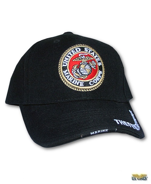 Raised Logo USMC Cap