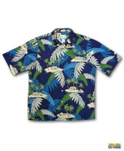 Cardboard Palms Aloha Shirt