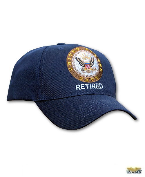US Navy Retired Cap