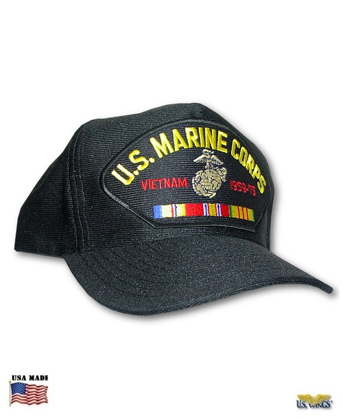 Freizeitmütze Base Cap US Marines USMC Pazikkrieg Vietnam Veterans 