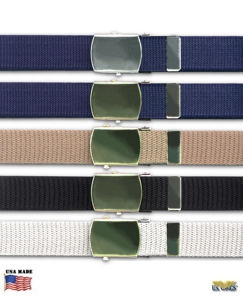 Military Style Canvas Web Belt