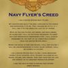 Navy Flyers Creed Wings of Gold Lining