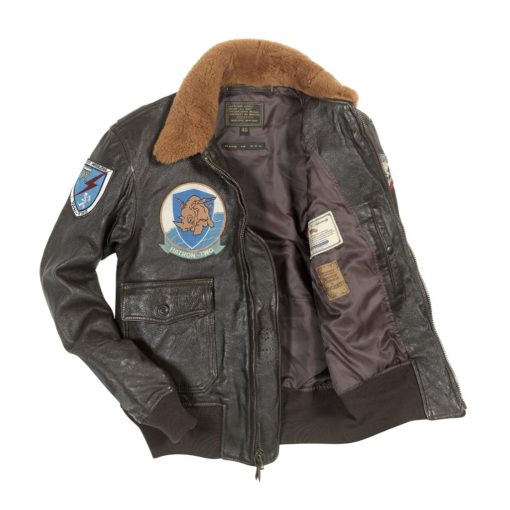 The Cockpit® USA Vintage Goatskin G-1 With Patches - Image 3