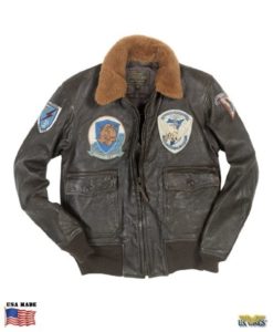 The Cockpit® USA Vintage Goatskin G-1 With Patches