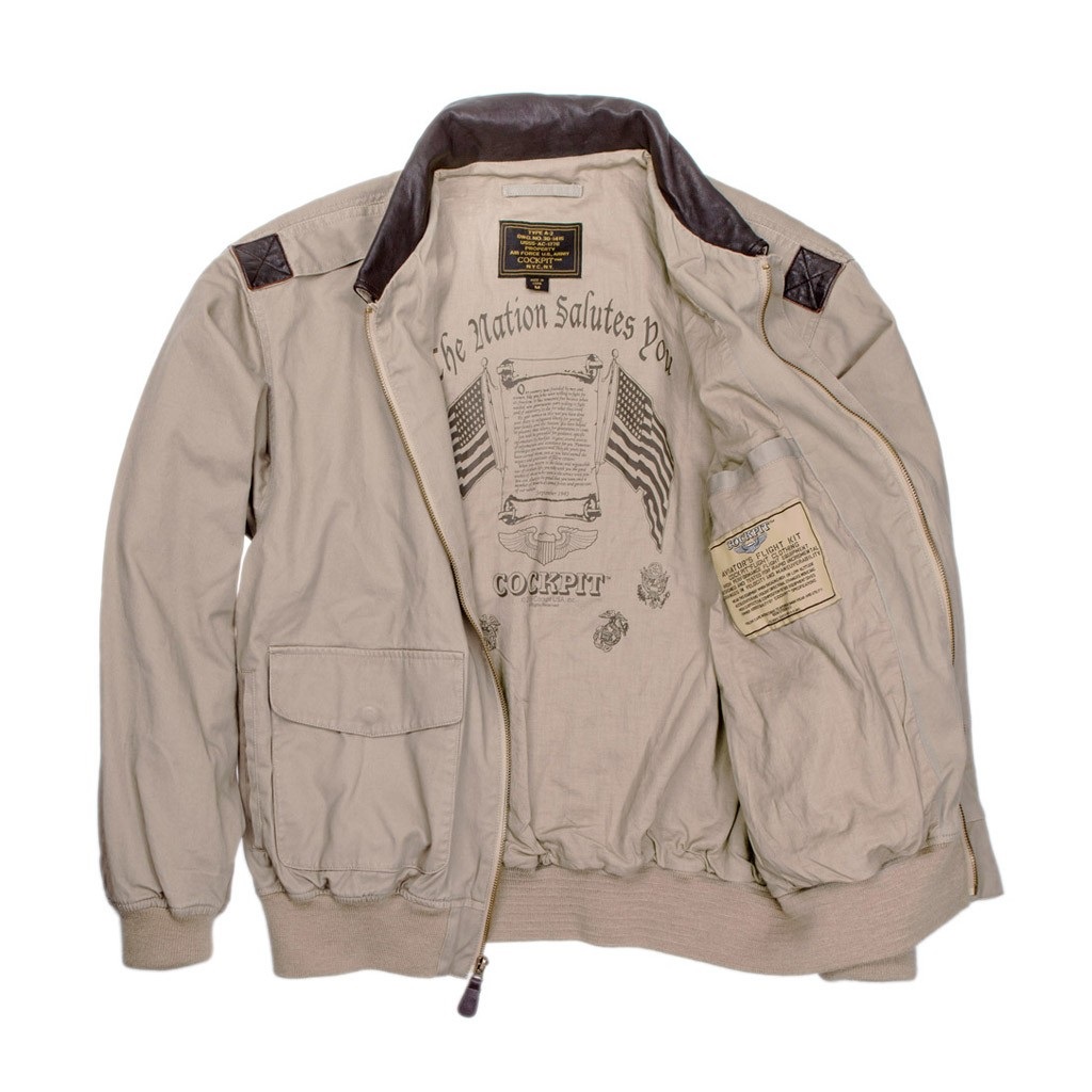 Cockpit® USA A-2 Cotton Bomber Jacket