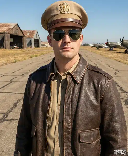 50 Mission™ WWII Sheepskin A-2 Jacket - Image 2