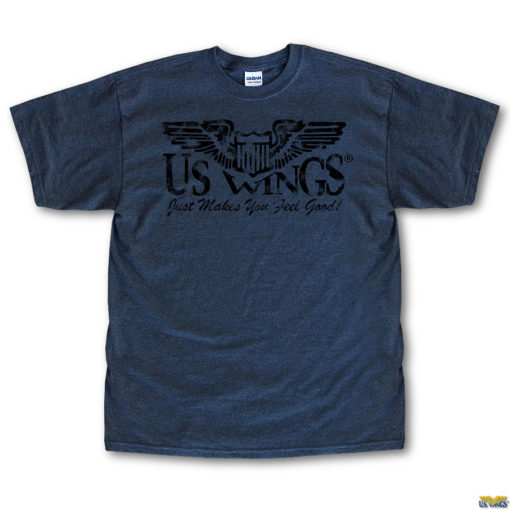 US Wings Vintage-style Just Feel Good T-Shirt - Image 5
