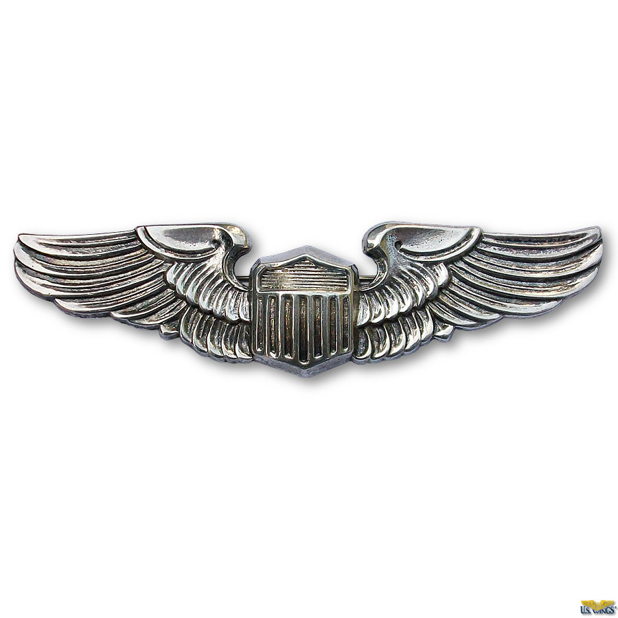 sterling silver wwii usaaf pilot wings us wings