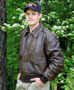 US Wings® Leather Flight Jacket Modern A-2