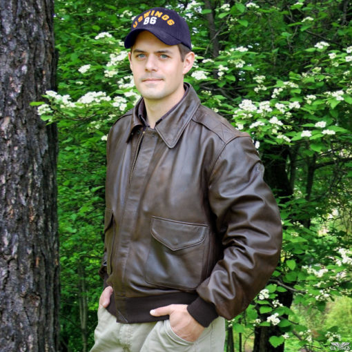 Cooper Original™ Leather Flight Jacket Modern A-2 - Image 3